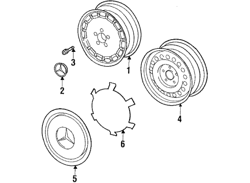 Mercedes-Benz 6-6-47-0086 Wheel, Alloy