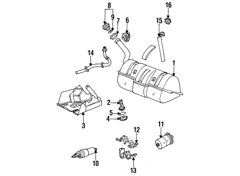 Mercedes-Benz 011-542-51-17 Temperature Sending Unit