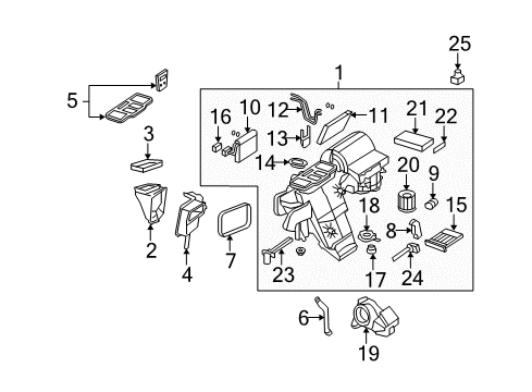 Mercedes-Benz 164-830-04-60 Case Assembly