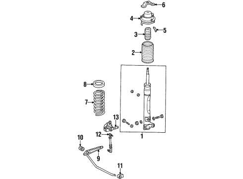 Mercedes-Benz 129-321-15-04 Spring