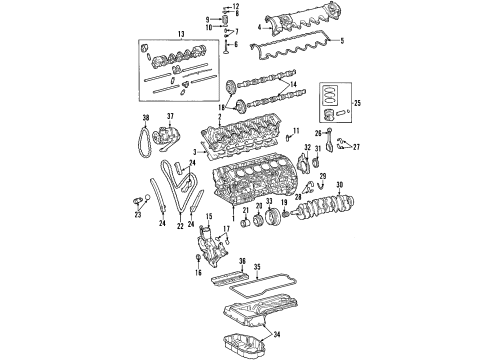 Mercedes-Benz 137-011-02-08 Rear Main Seal Retainer