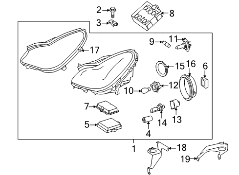 Mercedes-Benz 219-820-40-61 Composite Assembly