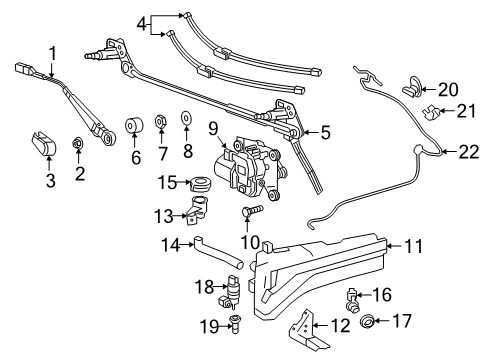 Mercedes-Benz 463-869-20-00 Reservoir