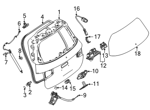 Mercedes-Benz 012-990-54-04 Hinge Screw