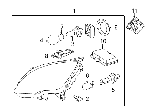 Mercedes-Benz 251-820-77-61 Composite Assembly