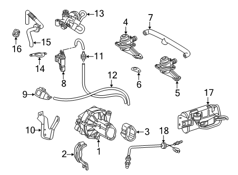 Mercedes-Benz 003-153-96-28 Crankshaft Position Sensor