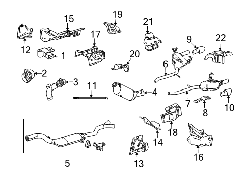 Mercedes-Benz 164-470-76-01 Fuel Tank