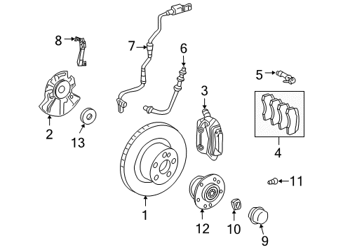 Mercedes-Benz 230-421-04-12-64 Rotor