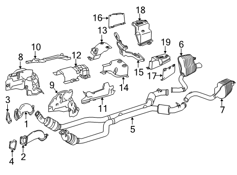 Mercedes-Benz 231-490-08-19 Muffler