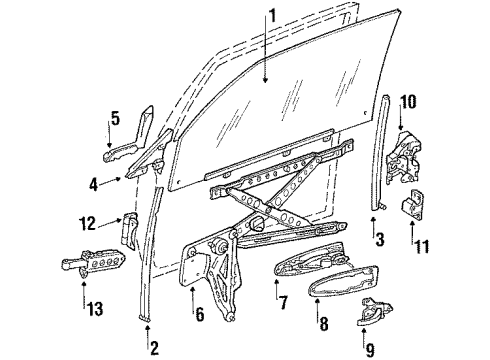 Mercedes-Benz 126-720-06-15 Run Channel