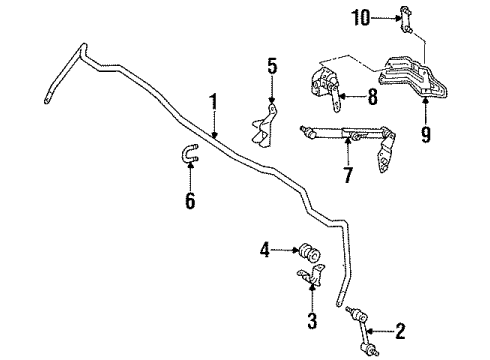 Mercedes-Benz 140-326-17-81 Stabilizer Bar Bushing