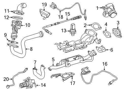 Mercedes-Benz 642-905-05-00 Mass Air Flow Sensor