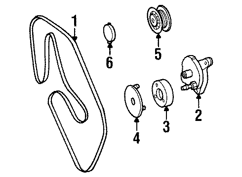 Mercedes-Benz 119-200-03-70 Serpentine Tensioner