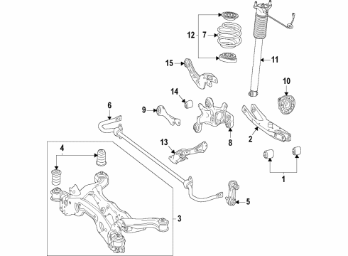 Mercedes-Benz 000-990-26-27 Trailing Arm Upper Bolt