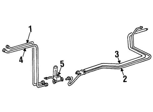 Mercedes-Benz 140-830-01-16 Pipe