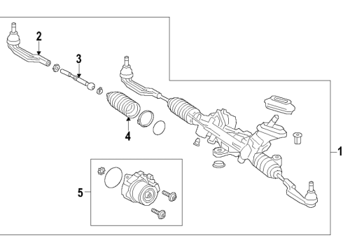 Mercedes-Benz 177-460-34-01 Steering Gear