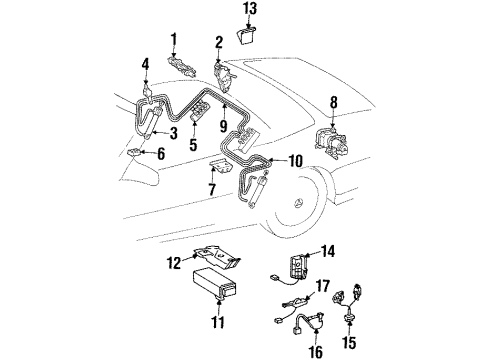 Mercedes-Benz 124-800-23-48 Actuator Pump