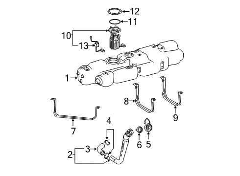 Mercedes-Benz 907-471-28-00 Fuel Tank