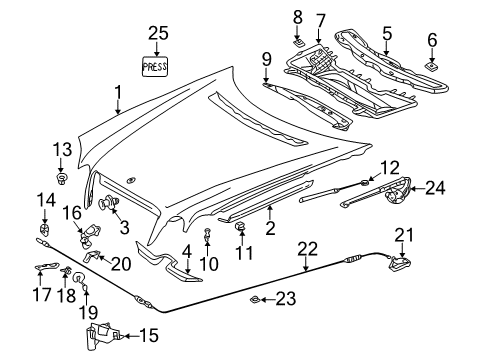 Mercedes-Benz 211-682-07-26 Insulator