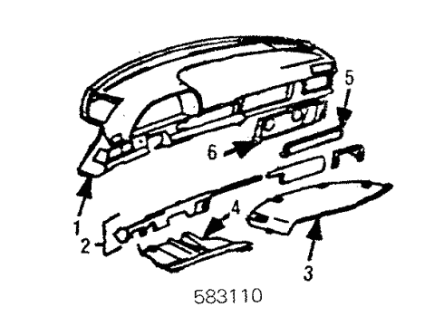 Mercedes-Benz 126-680-57-71 Molding