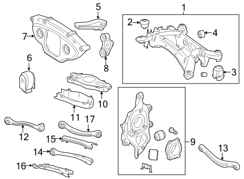 Mercedes-Benz 000-990-55-15 Insulator Lower Bolt