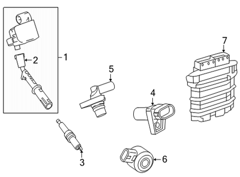 Mercedes-Benz 002-990-03-03 Ignition Coil Bolt