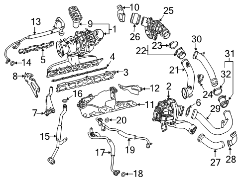 Mercedes-Benz 256-906-14-00 By-Pass Control Valve