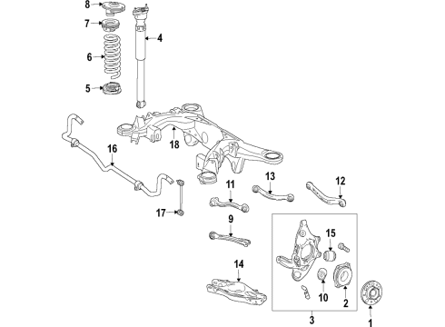 Mercedes-Benz 002-990-73-54 Track Bar Nut