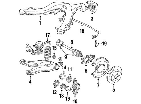 Mercedes-Benz 126-460-02-19 Steering Gear Seal Kit