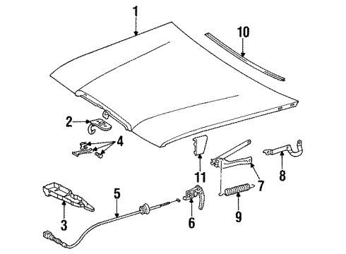 Mercedes-Benz 123-887-05-45 Deflector