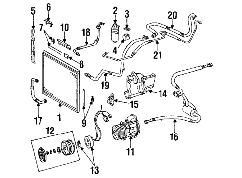 Mercedes-Benz 000000-000297 Dehydrator Bracket