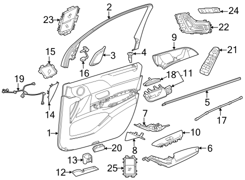 Mercedes-Benz 006-990-71-12 Speaker Cover Screw