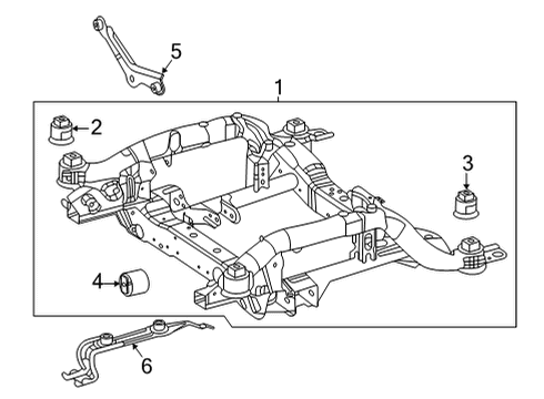 Mercedes-Benz 021-990-09-01 Suspension Crossmember Rear Bolt