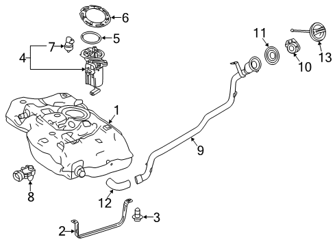 Mercedes-Benz 246-470-31-01 Fuel Tank