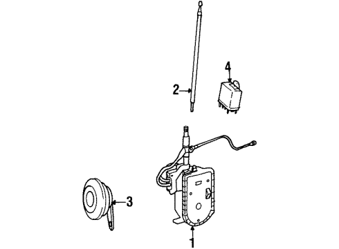 Mercedes-Benz 126-542-01-32 Control Module