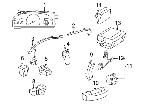 Mercedes-Benz 221-430-29-49 Parking Brake Control