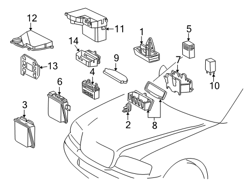 Mercedes-Benz 000-540-65-17 Oxygen Sensor