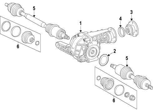 Mercedes-Benz 164-410-07-01 Drive Shaft