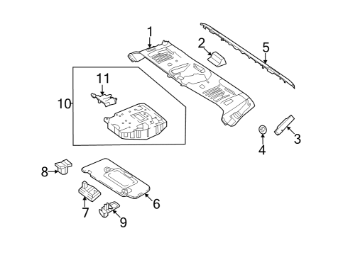 Mercedes-Benz 099-991-04-00 Outer Cover Clip