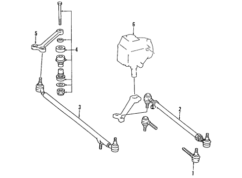 Mercedes-Benz 124-463-07-10 Idler Arm