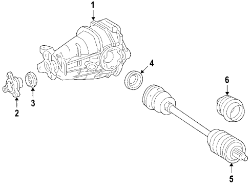 Mercedes-Benz 251-410-17-02 Drive Shaft