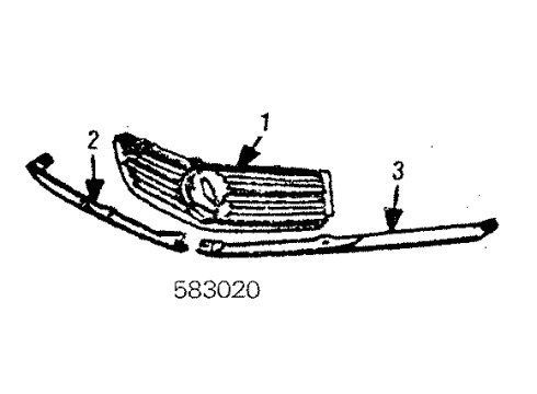 Mercedes-Benz 126-880-07-40 Lower Panel