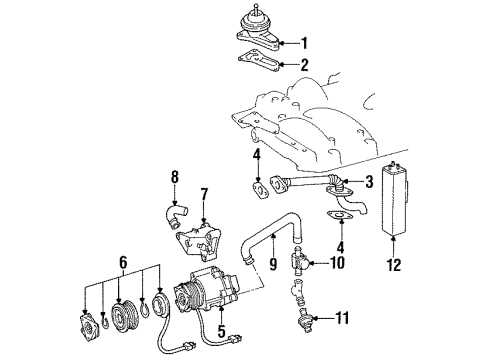 Mercedes-Benz 119-142-08-80 EGR Valve Gasket