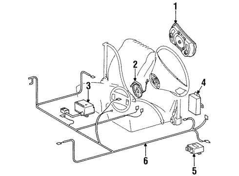 Mercedes-Benz 107-540-19-34 Harness