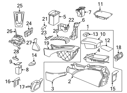 Mercedes-Benz 210-267-05-24 Gear Shift Assembly