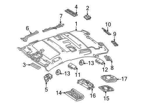 Mercedes-Benz 223-905-43-07 Motion Sensor