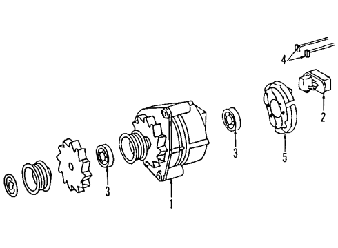 Mercedes-Benz 007-981-89-25 Bearings