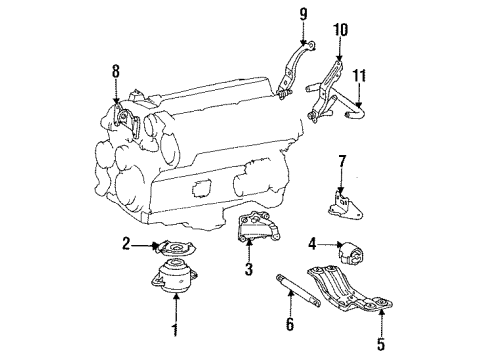 Mercedes-Benz 140-241-00-34 Mount Plate