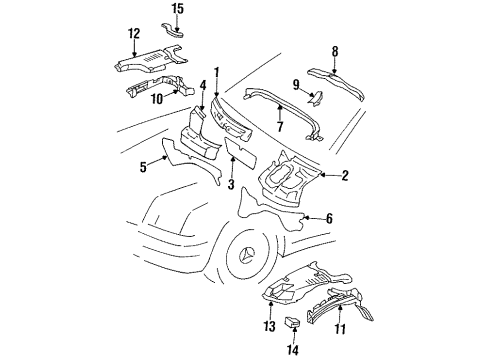 Mercedes-Benz 140-821-03-98 Cover Seal