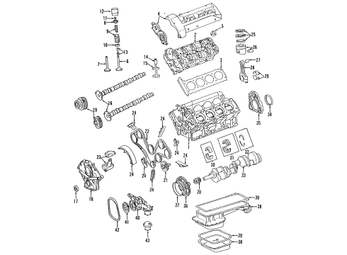 Mercedes-Benz 119-010-44-08 Overhaul Gasket Set